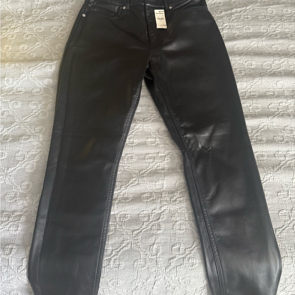 Black Leather Pants